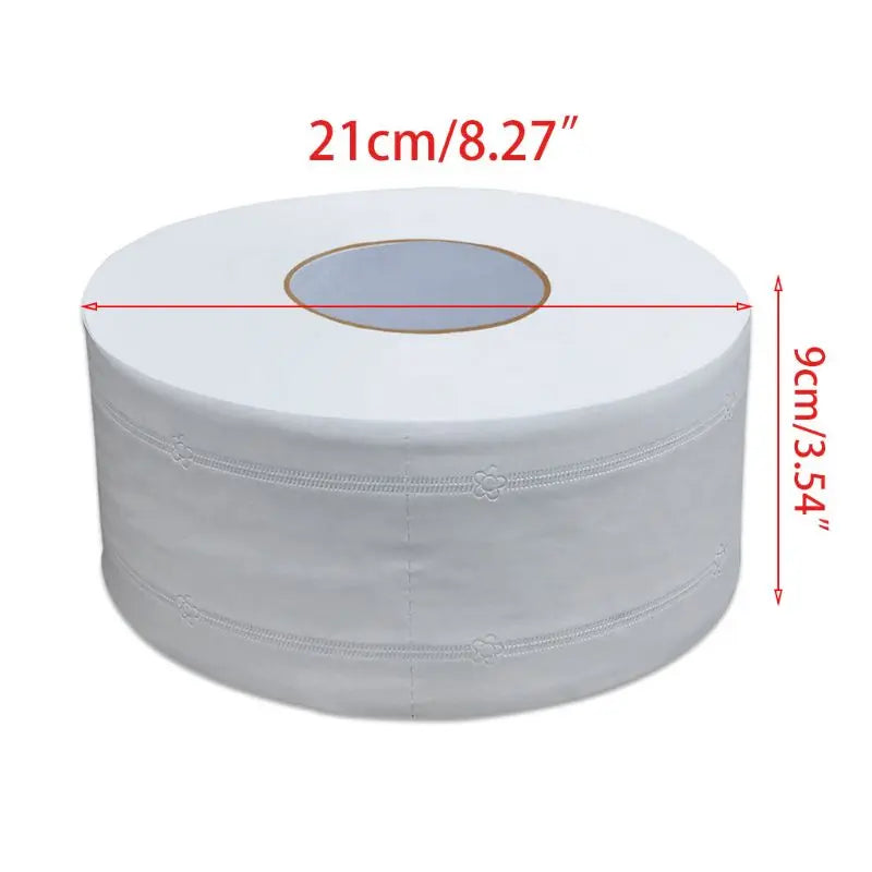 Thicken 4-Ply Large Toilet Roll Paper Embossed No Fluorescent Jumbo Bath Tissue