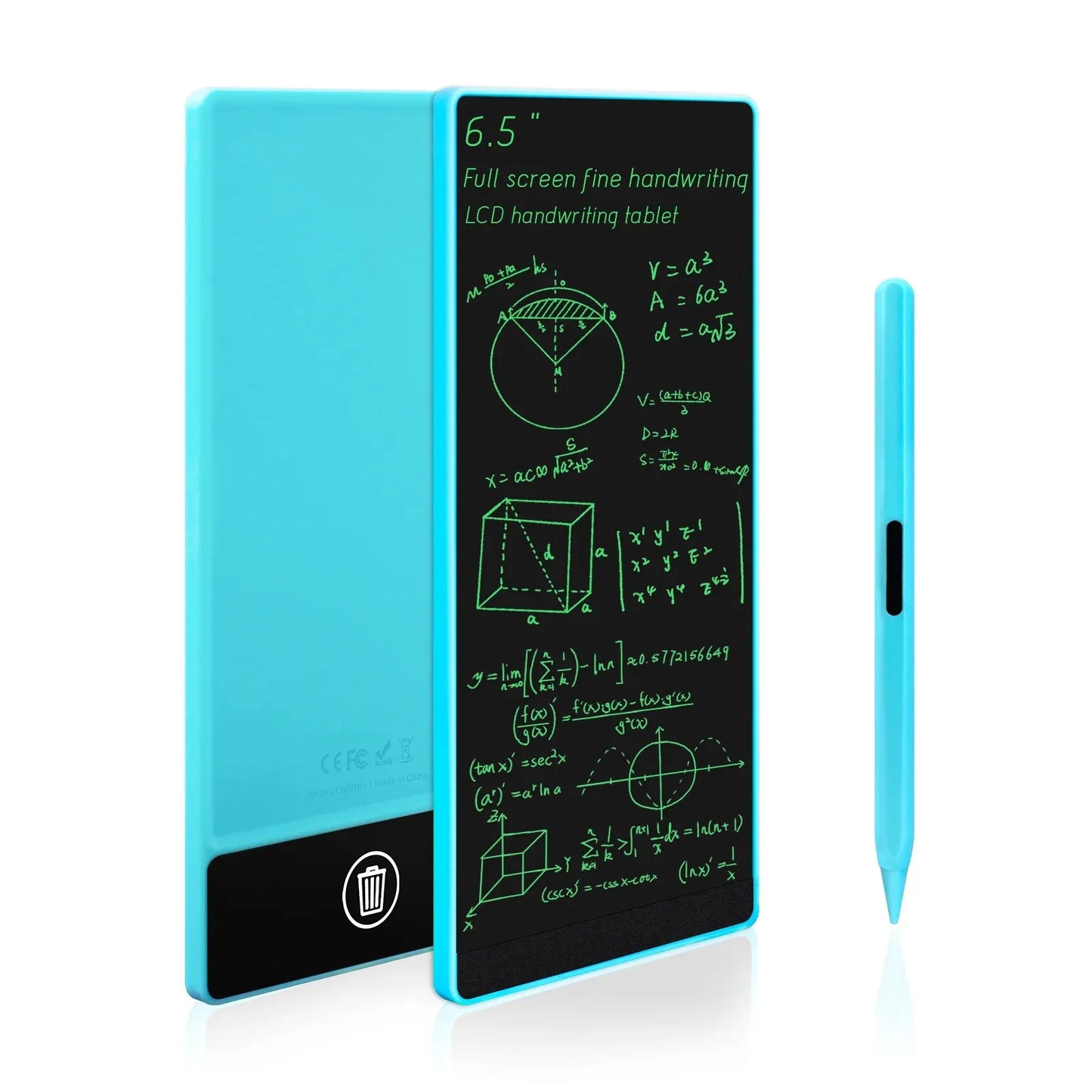 6.5" Full Screen Superfine Handwriting LCD Writing Tablet Meeting Content Magnetic Sketch Pad Liquid Crystal Drawings Board