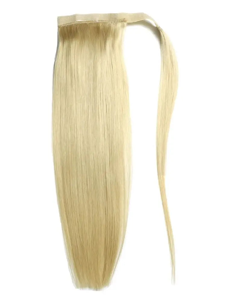 Chocola 16"-18" 60g Brazilian Remy Human Hair Magic Wrap Ponytail Clip In 100% Human Hair Extensions Horsetail Stragiht