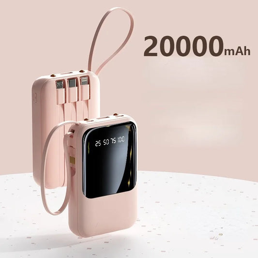 20000mAh Portable Power Banks Fast Charge PD20W QC3.0 for IPhone Xiaomi Samung Huawei Powerbanks Auxiliary Battery