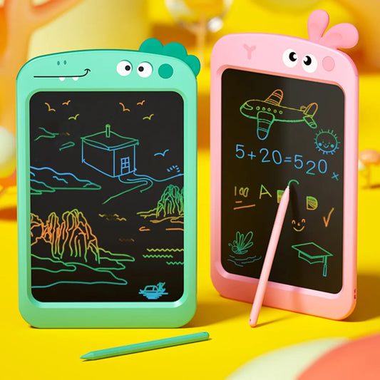 LCD Screen Smart Writing Board Kids Drawing Tablet Cartoons Graffiti Painting Copy Pad Erasable Electronic Handwriting Toy Gifts