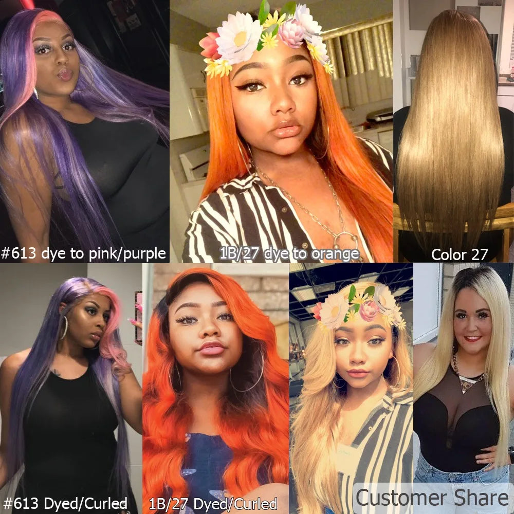 Mogul Hair 1 Pc Straight Hair Bundles Color 8 Ash Blonde Color 27 Honey Blonde Hair Weave Bundles Remy Human Hair Extension